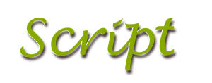 script type font typography